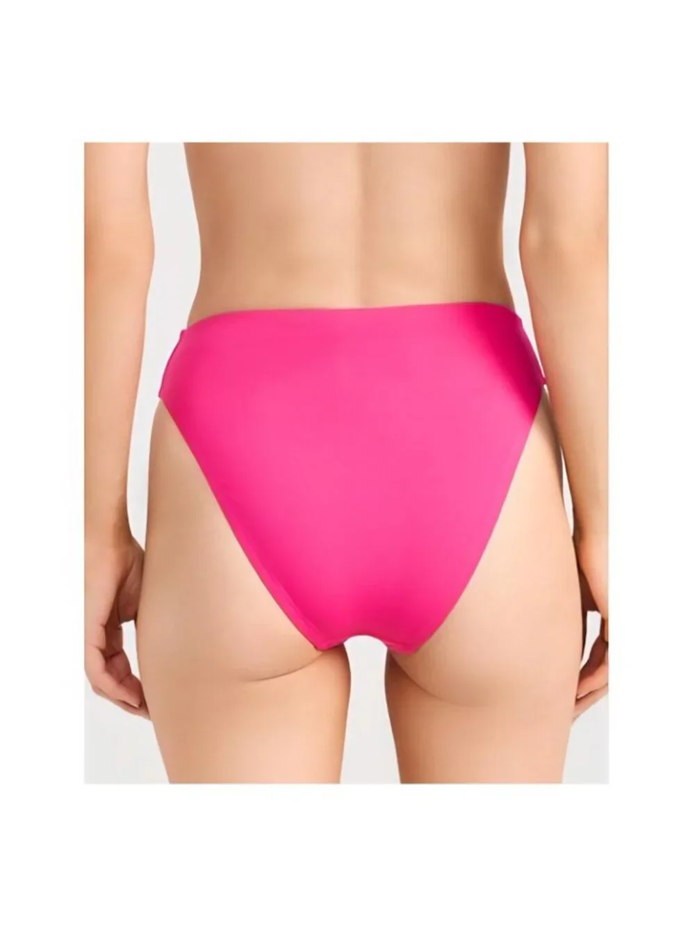 New Good American - S Good Waist‎  Cheeky Bikini Bottom In Pink Glow
